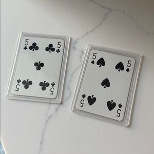 Gucci Vintage 1970s Playing Card Set of 5s